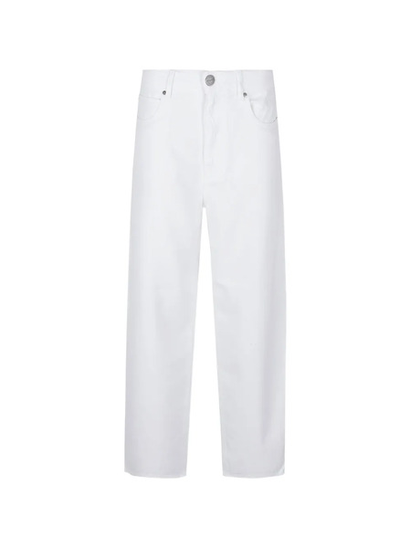  Pinko Lyocell Trousers - White 