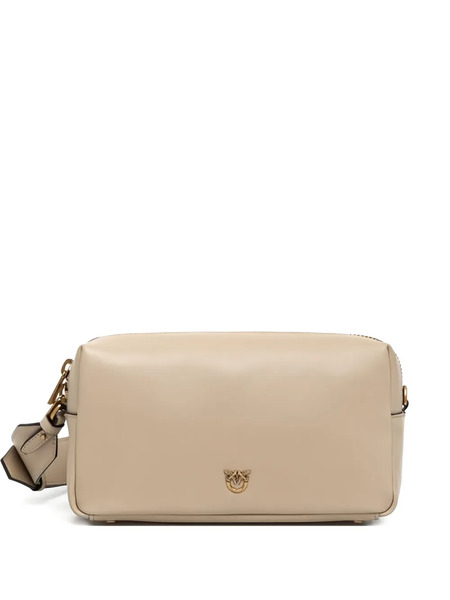  Pinko Medium Horizontal Bag Logo Shoulder Bag - Neutrals 