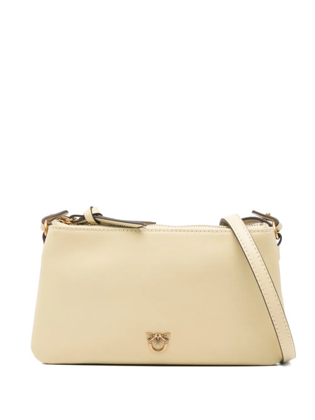  Pinko Mini Double Logo-plaque Shoulder Bag - Yellow 
