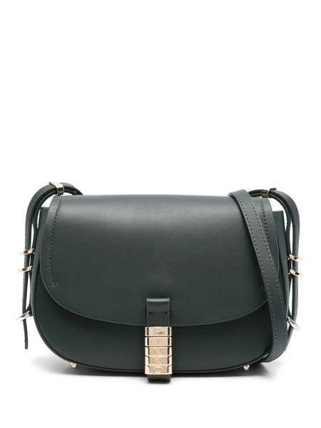  Pinko Mini Leather Shoulder Bag - Green 