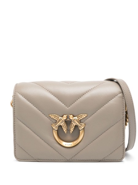  Pinko Mini Love Click Cross Body Bag - Grey 