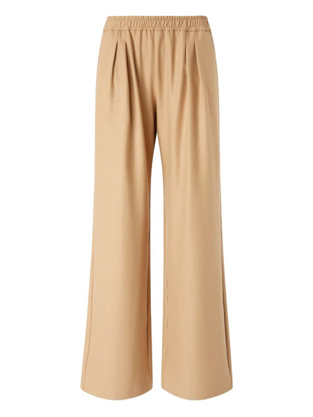  Pinko Pleated Elastic-waist Trousers - Neutrals 