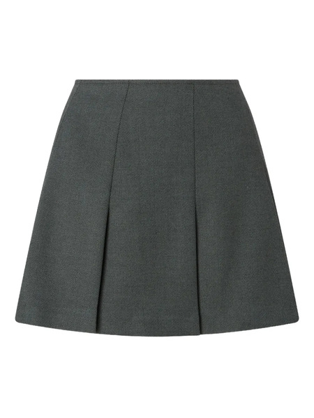  Pinko Pleated Mini Skirt - Grey 