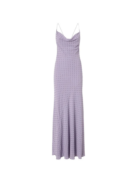  Pinko Polka-dot Maxi Dress - Purple 