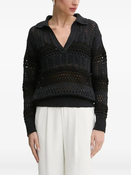  Pinko Polo-neck Sweater - Black 