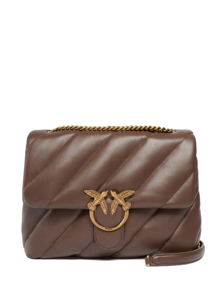  Pinko Quilted Crossbody Bag - Brown 