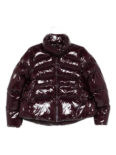  Pinko Quilted Shiny Jacket - Red 