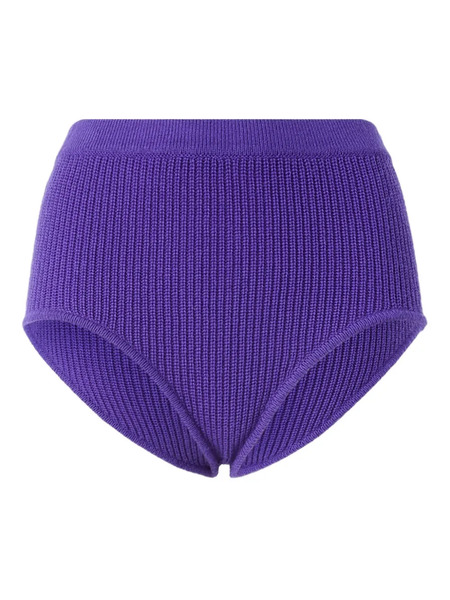 Pinko Ribbed Shorts - Purple 