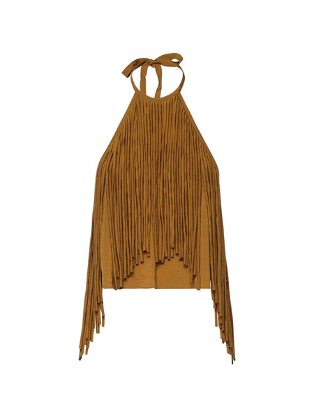  Pinko Self-tie Top - Brown 