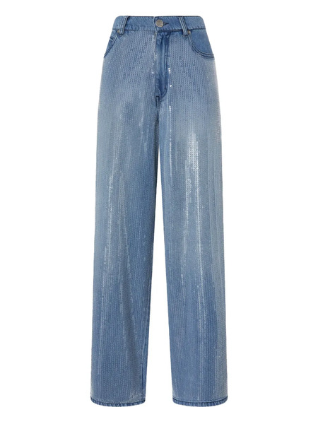  Pinko Sequin-embellished Jeans - Blue 