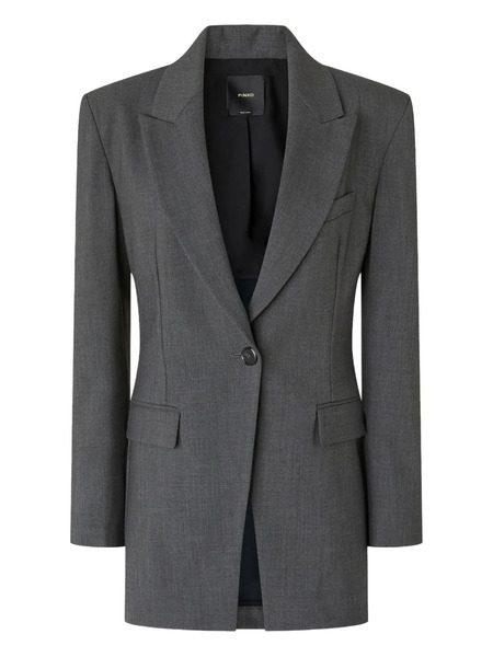  Pinko Single-breasted Blazer - Grey 