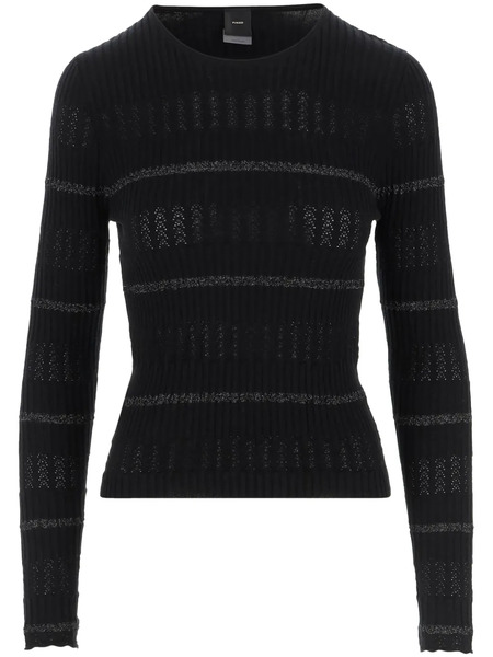  Pinko Striped Jumper - Black 