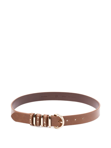  Pinko Studded Buckle Belt - Brown 