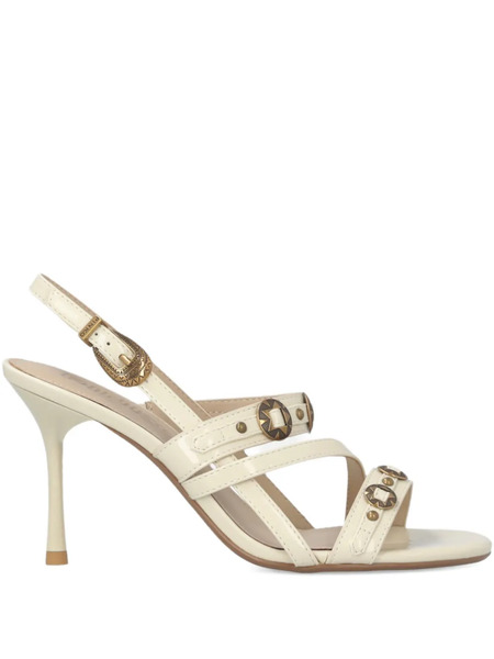  Pinko Studded-detail Strappy Sandals - Neutrals 