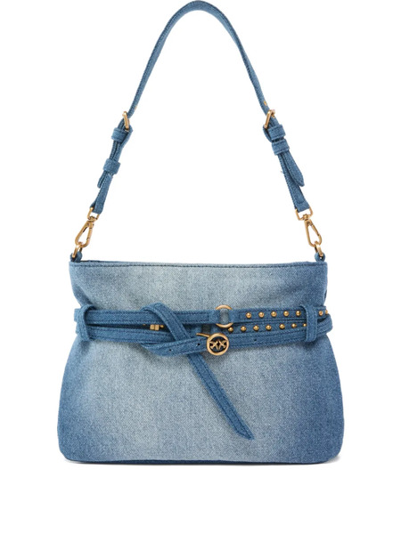  Pinko Studded Shoulder Bag - Blue 