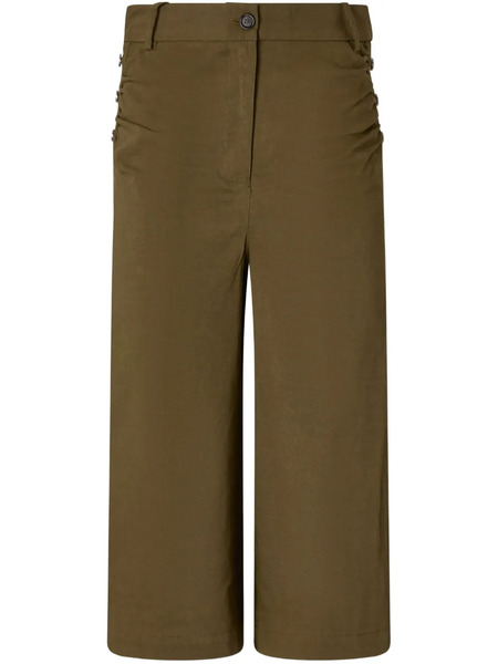  Pinko Wide-leg Shorts - Green 