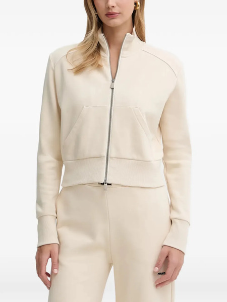  Pinko Zip-up Sweat Jacket - Neutrals 