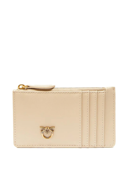  Pinko Zipped Cardholder - Neutrals 
