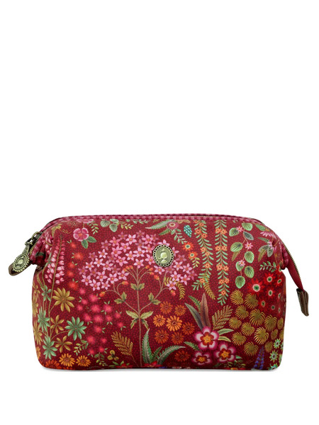  Pip Studio Caryn Floral Make Up Bag - Red 