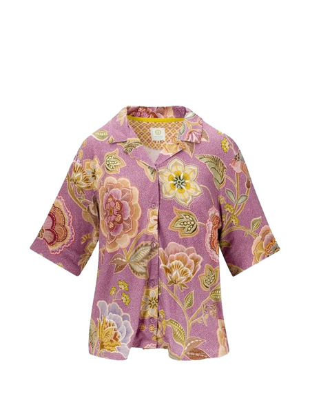  Pip Studio Flora Button-down Shirts - Purple 