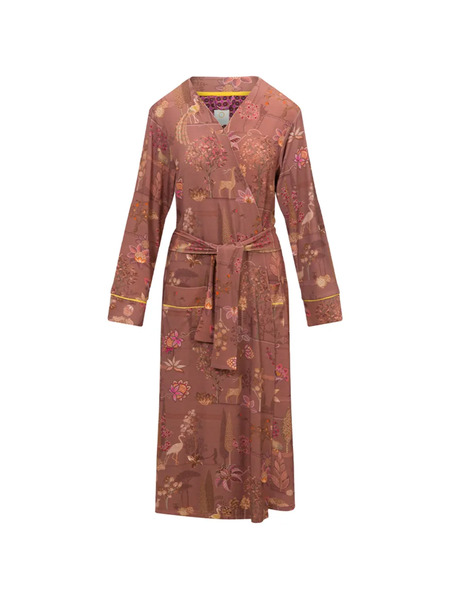  Pip Studio Floral Print Robe - Pink 