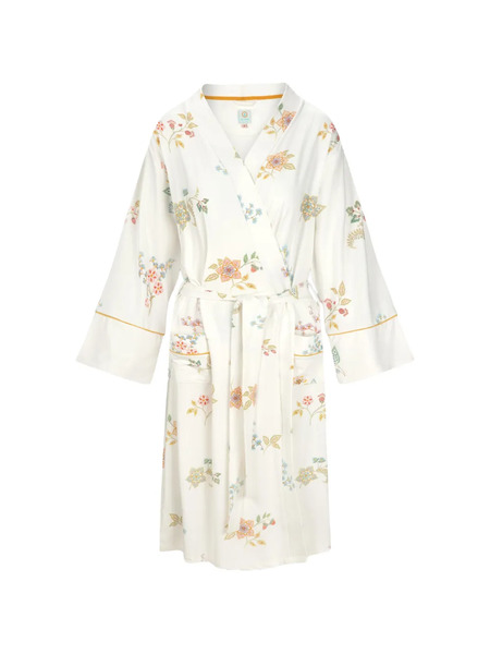  Pip Studio Floral Print Robe - White 