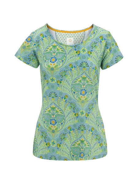  Pip Studio Floral-print T-shirt - Blue 