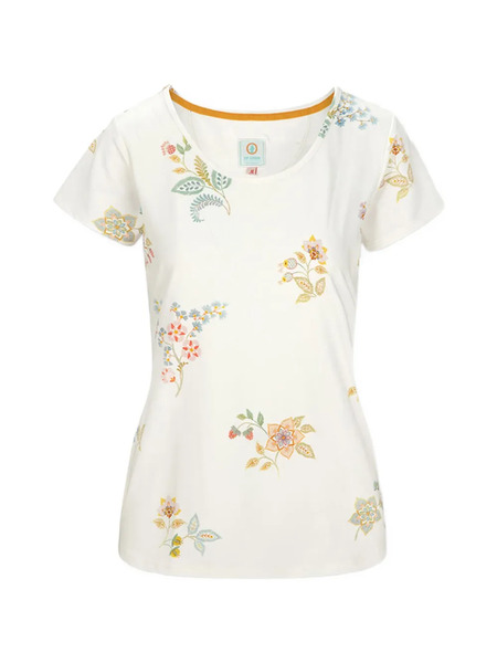  Pip Studio Floral-print T-shirt - Neutrals 