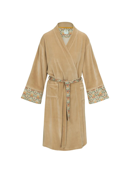  Pip Studio Patterned-trim Robe - Neutrals 