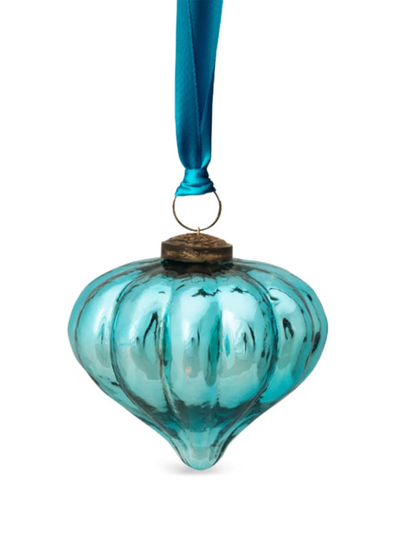  Pip Studio Ribbed Ornament - Blue 
