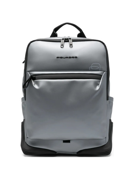  Piquadro Corner 2.0 Backpack - Silver 