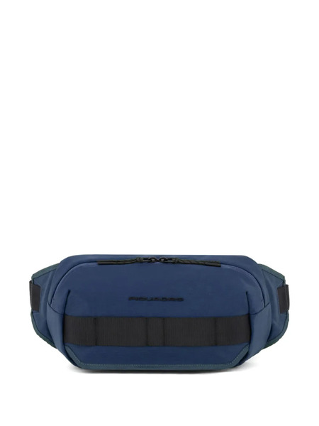  Piquadro Logo-appliqué Belt Bag - Blue 