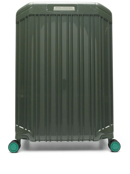  Piquadro Medium Four-wheels Suitcase - Green 