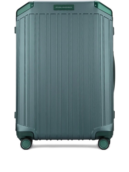  Piquadro Medium 4-wheel Suitcase - Green 