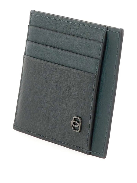  Piquadro Multi-compartment Leather Cardholder - Blue 