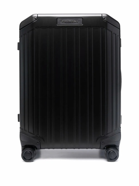  Piquadro Rigid Cabin Suitcase - Black 