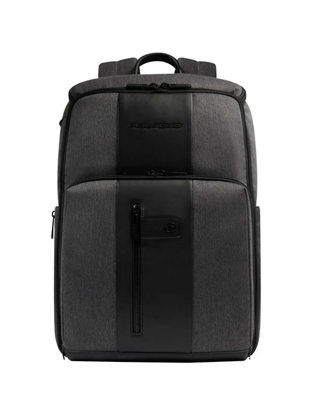  Piquadro Zipped Panelled Backpack - Grey 