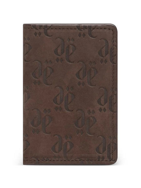  Place Of ëlms Grained Embossed Leather Wallet - Brown 