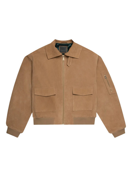  Place Of ëlms Pocket Suede Jacket - Brown 