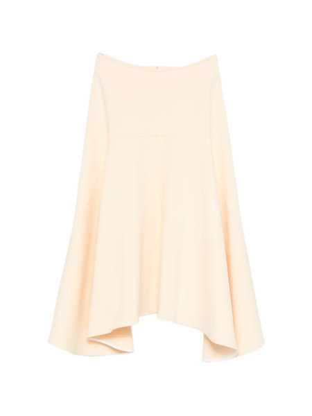  Plan C Asymmetric Skirt - Neutrals 