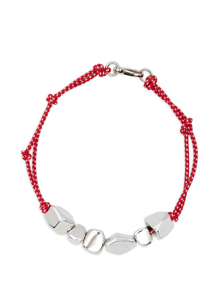  Plan C Beaded Necklace - Silver 