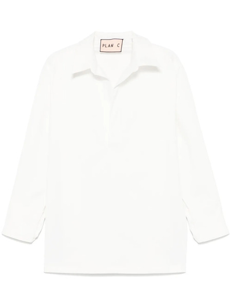  Plan C Long-sleeve Shirt - White 