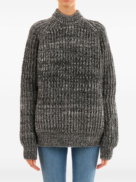  Plan C Mélange-effect Sweater - Grey 