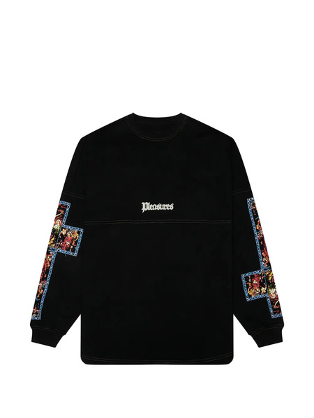  Pleasures Blasphemy Long Sleeve T-shirt - Black 