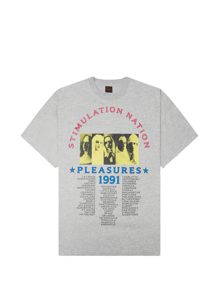  Pleasures Stimulation Graphic T-shirt - Grey 