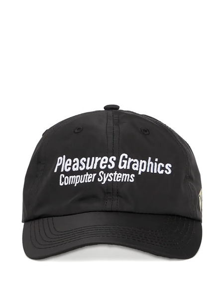  Pleasures System Tech Graphic Baseball Cap - Black 