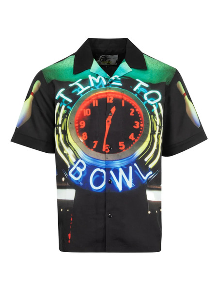  Pleasures Time Bowling Shirt - Black 