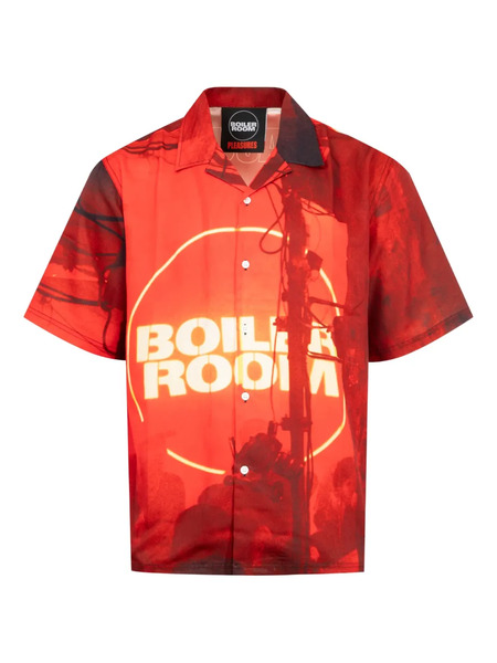  Pleasures Venue Button-up Shirt - Red 
