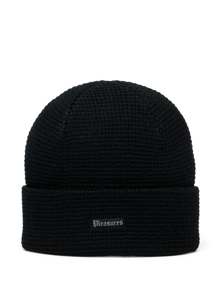  Pleasures Waffle-knit Beanie - Black 