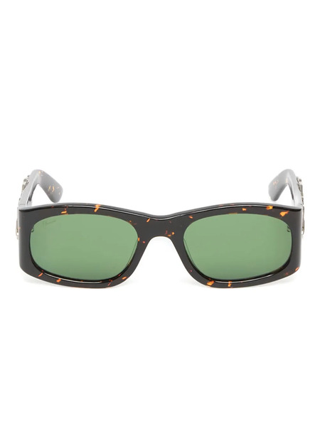  Pleasures X Akila Eazy Rectangle-frame Sunglasses - Brown 